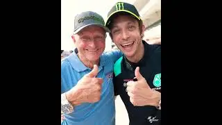 Legends meet Legends, Kevin schwantz tribute valentino rossi for his last race in austin, texas.