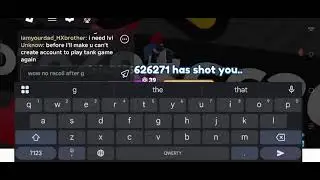 Bro think he can create new account and play tank game (u can skip from start to mid of video)