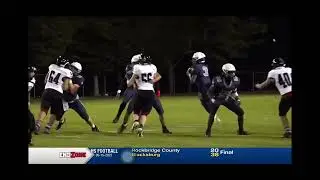 Staunton storm vs James river football highlights thanks to Whsv