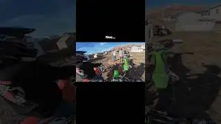 Cousin on the 500😭 #fypシ #edit #fypage #cr500 #dirtbike #kawasaki #green #honda #funny #fyp #red