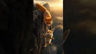 The Fox and the Rabbit on the Hill #aivideo #aishorts #banglaai  youtube #shorts # rptecnical ai#
