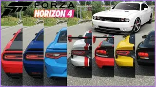 Forza Horizon 4 - Top 7 Fastest Dodge Cars | Acceleration & Top Speed Test