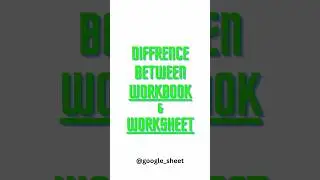 Unraveling the Workbook vs. Worksheet Mystery! 📚📄 #googlesheets #googlesheetstutorial #spreadsheets