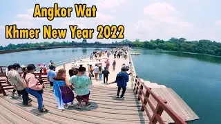 [KHMER SONGRAN 2022], Angkor Wat, Travel Vlog, 4K Walk Tour🌱Life in Cambodia