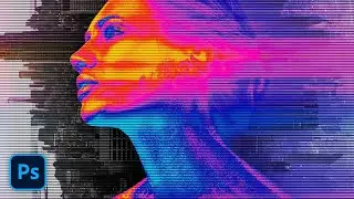 How To Make Sci Fi Holographic Effect In Photoshop