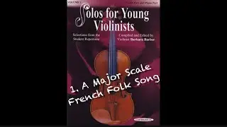 Solos For Young Violinists - 1. French Folk Song (violin play along)