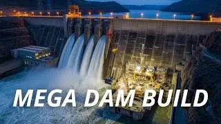 Inside a Hydroelectric Concrete Arch Dam Construction &ndash; From Bedrock Excavation to Reservoir Filling