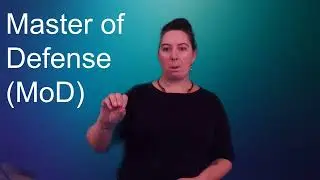 Master/Mistress of Defense, MoD (SCA Name Sign used in all Kingdoms)