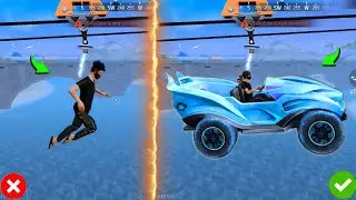 FREE FIRE TOP 10 FLYING CAR TIPS AND TRICKS || OB47 UPDATE FREE FIRE || SOLO FF