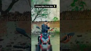 Unique Pose Ideas 💡 With Bike 🚳 #shorts #pose #youtubeshorts #posetutorial