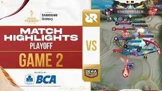 (MLBB WOMEN) MATCH HIGHLIGHT -  RRQ MIKA VS DEWA UNITED EVE -  GAME 2 - PLAYOFFS