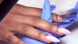 How To Holo Dipped Stiletto Acrylic Nails Tutorial for Beginners