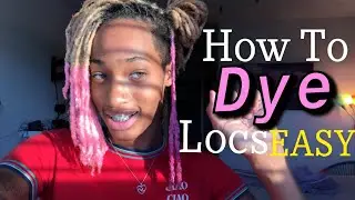 How To Dye Locs | NO DAMAGE!! |