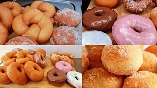 4 EASY DONUTS RECIPES | HOW TO DECORATE DONUTS IN 4 DIFFERENT WAYS