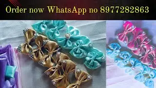 How to make butterfly hair bows l hair bows making tutorial