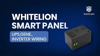 Whitelion Smart Panel UPS / Inverter Wiring | Emergency Power Connection Explained (Hindi)