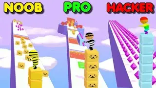 Cube Surfer Gameplay Level 100-200- Afukti Gaming