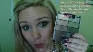 Wet N' Wild Comfort Zone Palette Tutorial Feat. Urban Decay's Vintage Shadow in 