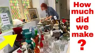 We sold at a FLEA MARKET but how much did we make?
