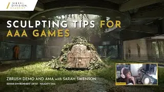 SARAH SWENSON: Naughty Dog Environment Artist Debunks Game Art Myths While Sculpting