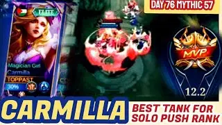 Carmilla Ml Top Past MVP In Gameplay Season 38 Very Hard Die Best Heroes Tank For Push Rank Day 76