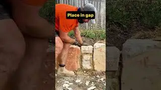 Creating a SOLID Stone Wall With Easy To Follow Steps #stonewall #DIY