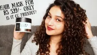 SKIN ELEMENTS CAFFEINE AND ARGAN OIL HAIR MASK REVIEW!!! | Is it CG Friendly??? | Shruti Amin