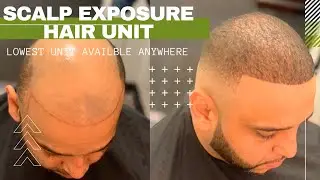 Scalp exposure Hair Unit (Man weave) by Wade The Barber