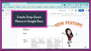 Create Drop Down Menus in Google Docs