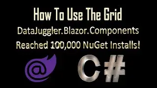 DataJuggler Blazor Components Passed 100,000 Installs