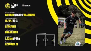 ARTHUR CASTRO VILLANOVA – 2013 – ATACANTE – HIGHLIGHT TDF
