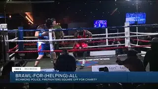 Richmond police and firefighters duke it out at charity boxing event