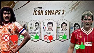 ICON SWAP 3 MEJORES COMBINACIONES !! Tengo 12 TOKENS elijo mi primer SWAP o abro el SOBRE ? |FIFA20