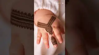 Most Satisfying Baby Hand Mehndi Design | Diwali special #mehndi #baby #shorts