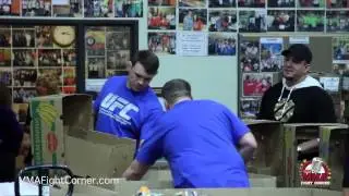 UFC Fighters give back at Three Square Food Bank