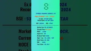 strides pharma science ltd share latest news |  | #stocks #stockmarket #shots #dividend #divident