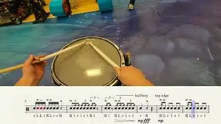 Old Line Indoor Percussion 2024 Snare Feature Transcription
