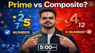 Prime & Composite Number Trick in 5 Minutes | Number System | Maths by Satyendra Sir #primenumbers