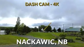 Scenic Drive: Exploring Nackawic, New Brunswick in 4K 🚗🍁
