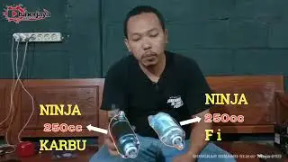 dinamo stater ninja 250 karbu dan inject tidak sama.