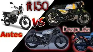 🔥Italika ft 150 grafito MODIFICADAS A CAFE RACE S&Uacute;PER INCRE&Iacute;BLES 🤩