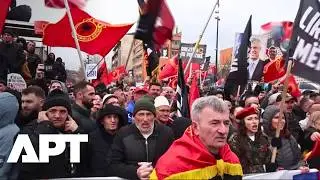 KLA Supporters Flood Pristina Ahead of Hague Trial Verdict | APT