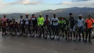 منحدر خطير جدا، أمطار و انزلاقات و منعرجات تحبس الأنفاس(جمعية طنجة للدراجات الهوائية)