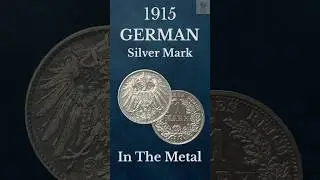 Wartime Silver - 1915 1 Mark #coin #coincollecting #money #silver #ww1 #collection #history