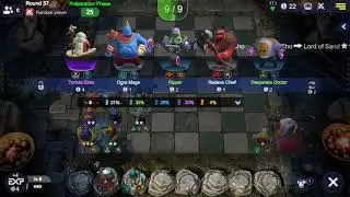 AUTO CHESS MOBILE - WARRIOR HUNTER - HOW TO POSITIONING AGAINST 6 ASSASIN IN LATE GAME