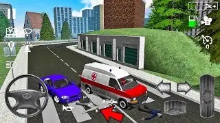 Emergency Ambulance Simulator № 13 - Сумасшедший водитель! - Android IOS геймплей