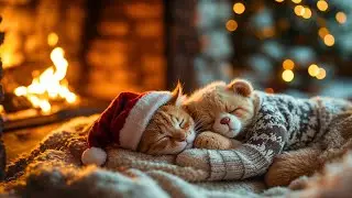 Still Fire, Sleeping Cat &mdash; Warm Purring Ambience for Stress Relief and Sleep
