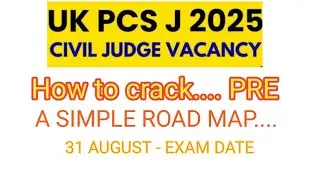 UK PCS(J)...... KAISE CRACK KRE PRE..... WITH THIS TECHNIQUE✌️✌️✌️✌️