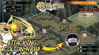 Attacking Colton Nxb🔥(F2P Vs P2W) | Naruto X Boruto Ninja Voltage