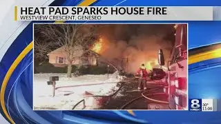 Heat pad for animals ignites Geneseo house fire